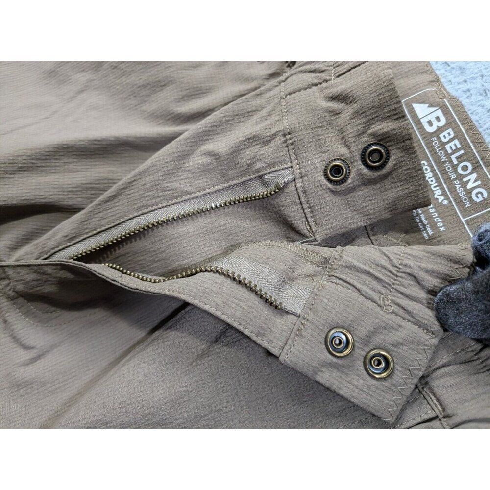 Belong Pants Small Traverse Tek Cordura Technical Hiking Climbing Outdoor Brown - Picture 10 of 14